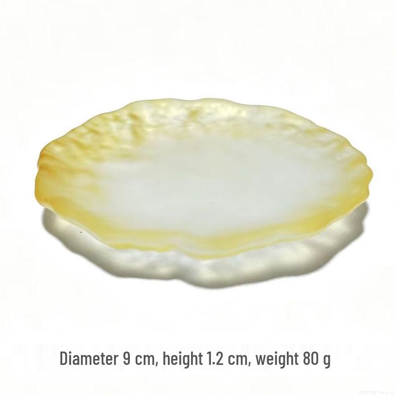 Glacier Glass Dessert & Snack Plate Set