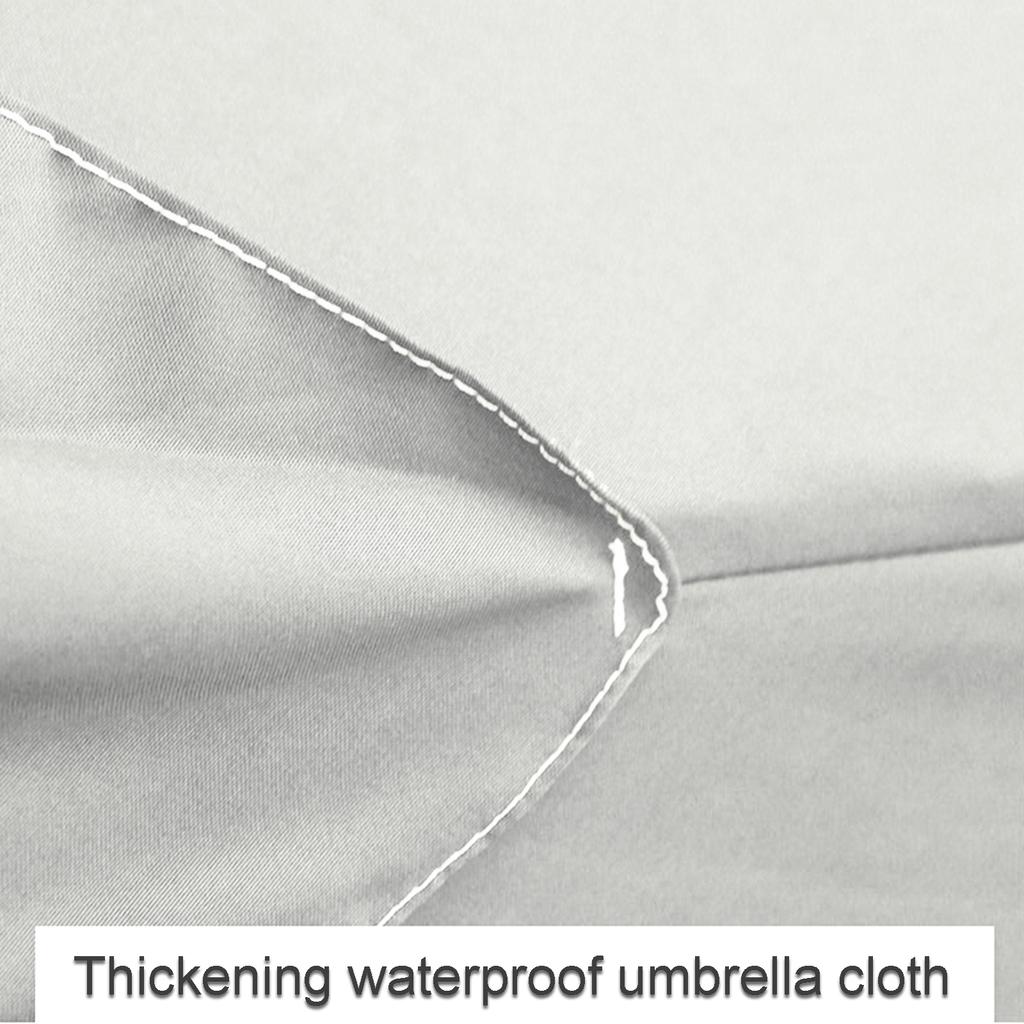 6.6x6.6ft Patio Umbrella Replacement Canopy with 4 Ribs Water Proof Square Outdoor Umbrella Replacement Top