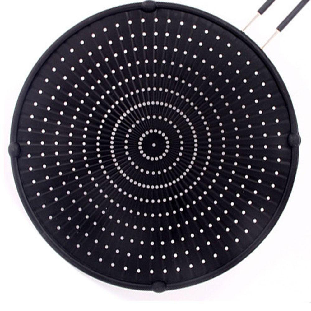 Heat-resistant Splatter Screen Silicone Grease Splatter Guard Oil Barrier Net Fry Wall  Baking