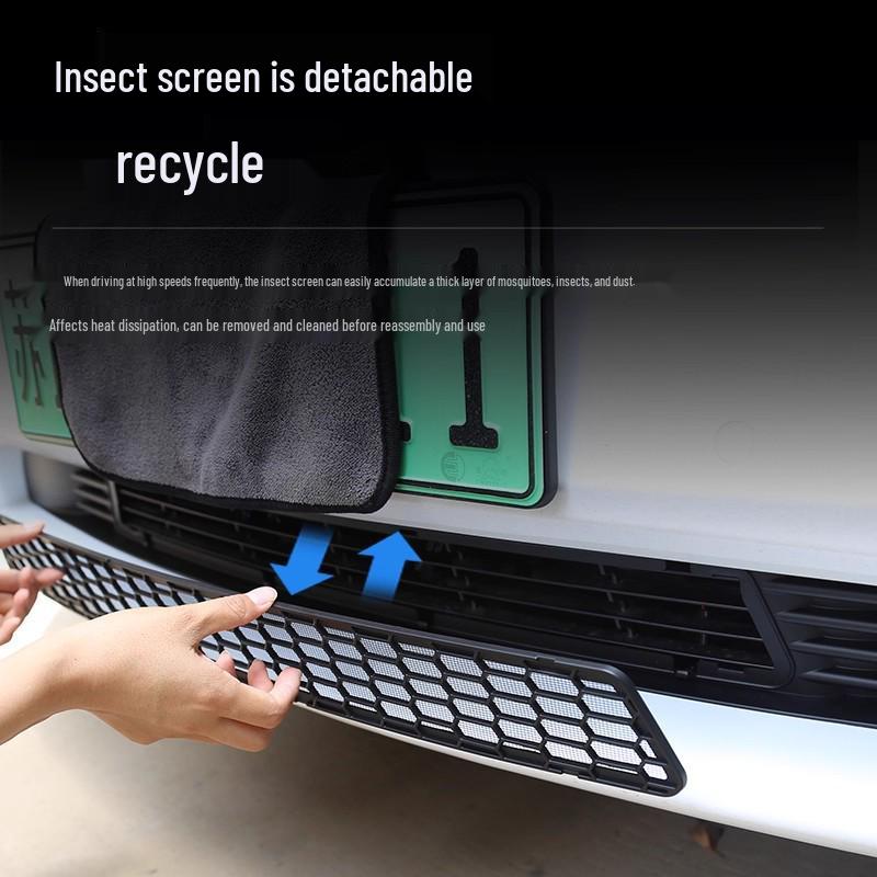 Rete anti-insetti a sgancio rapido compatibile per Tesla Model 3 e Model Y
