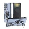 For Samsung Galaxy S25 Ultra Phone Case WANLONFENG PC TPU Back Cover Kickstand with Tempered Glass
