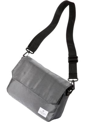 Schultertasche 7 Taschen Magnetische Prävention RFID Leicht Skimming-Schutz Crossbody Ein Schultertasche Canvas SHB1 Grau [BLUE SINCERE] Herren / [A4