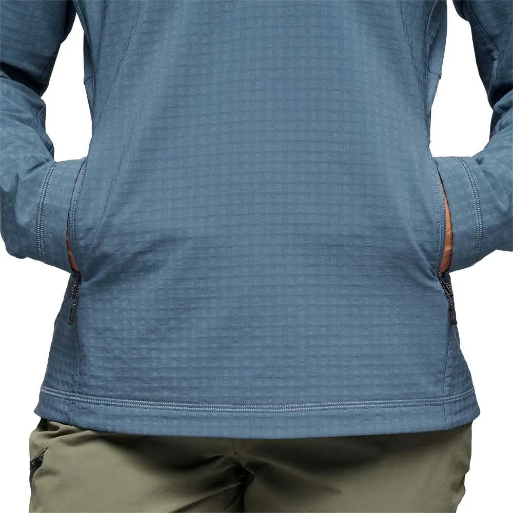Black Diamond Kapuzenpullover mit Reißverschluss Coefficient Storm