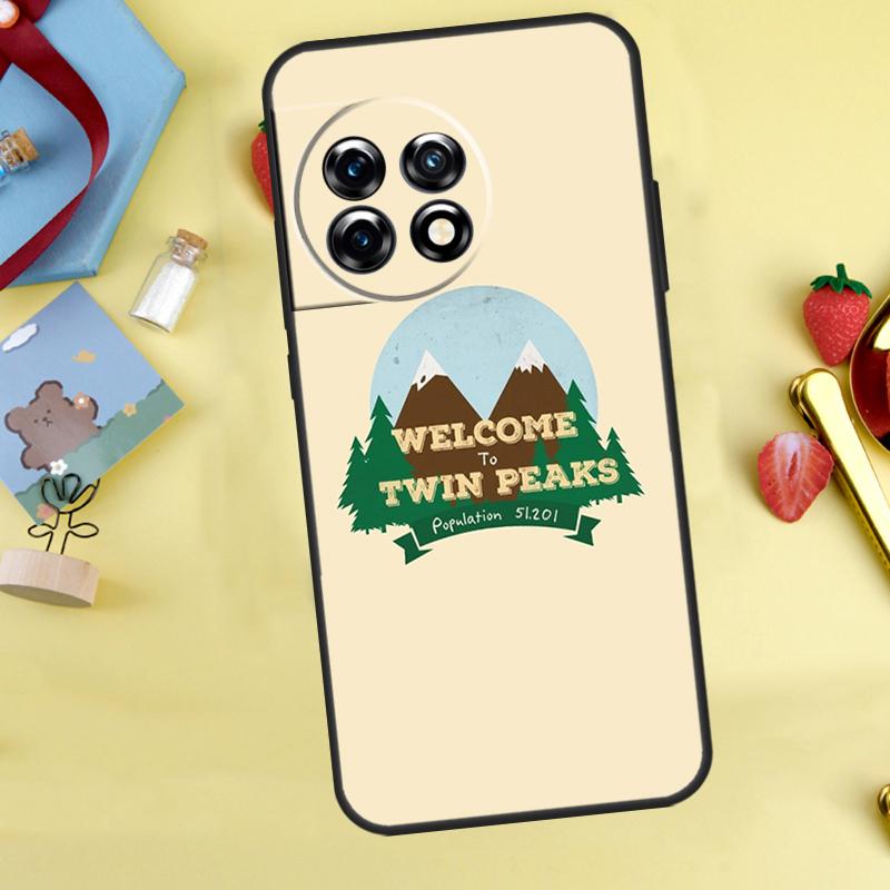 Welcome To Twin Peaks Case For OnePlus 13T 13R 12 12R 15 13 11 10 10T 8T Nord CE 2 3 4 Lite N20 N30 Nord 5 Cover