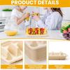 Good-25 PCS Disposable Taco Holders For Party, Taco Tray Holder, Taco Stands For 3 Tacos,For Party