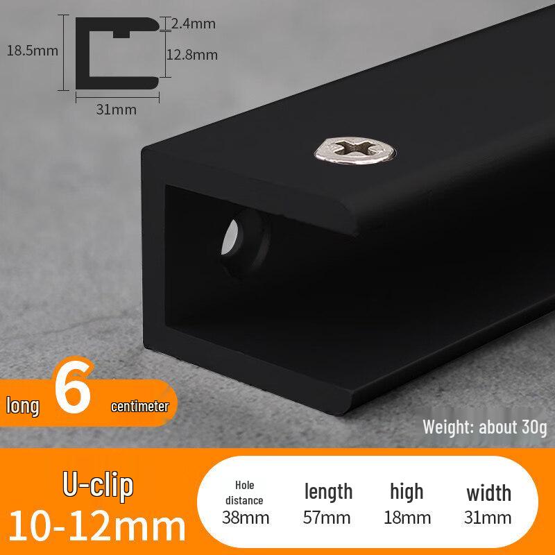 

Rongyu U/F-Type Extended Aluminum Glass Clamp