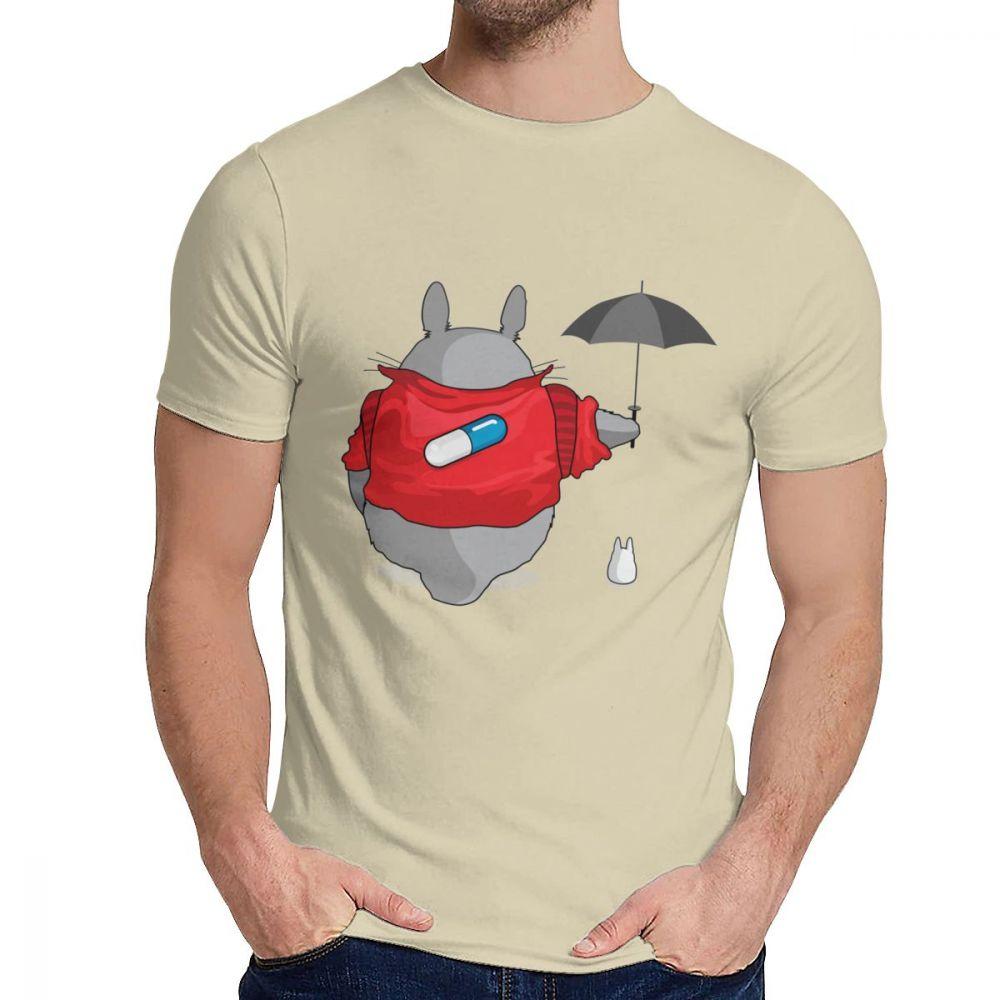Novelty My Neighbor Totoro Meets Akira T Shirt Cottton Japanese Classic Anime T Shirt