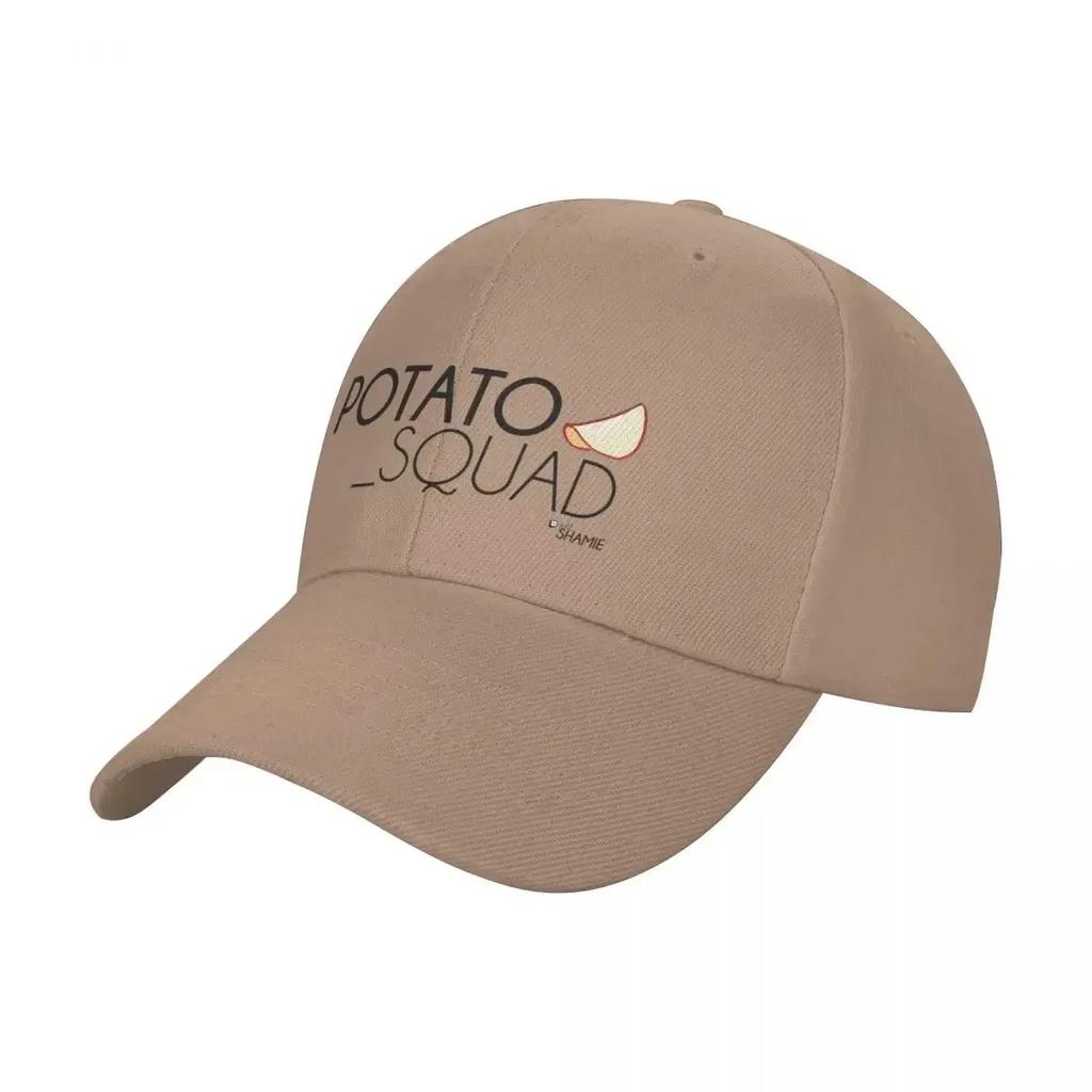 Potato Squad in black Baseball Cap golf hat genuine designer cap Men's Baseball Women's