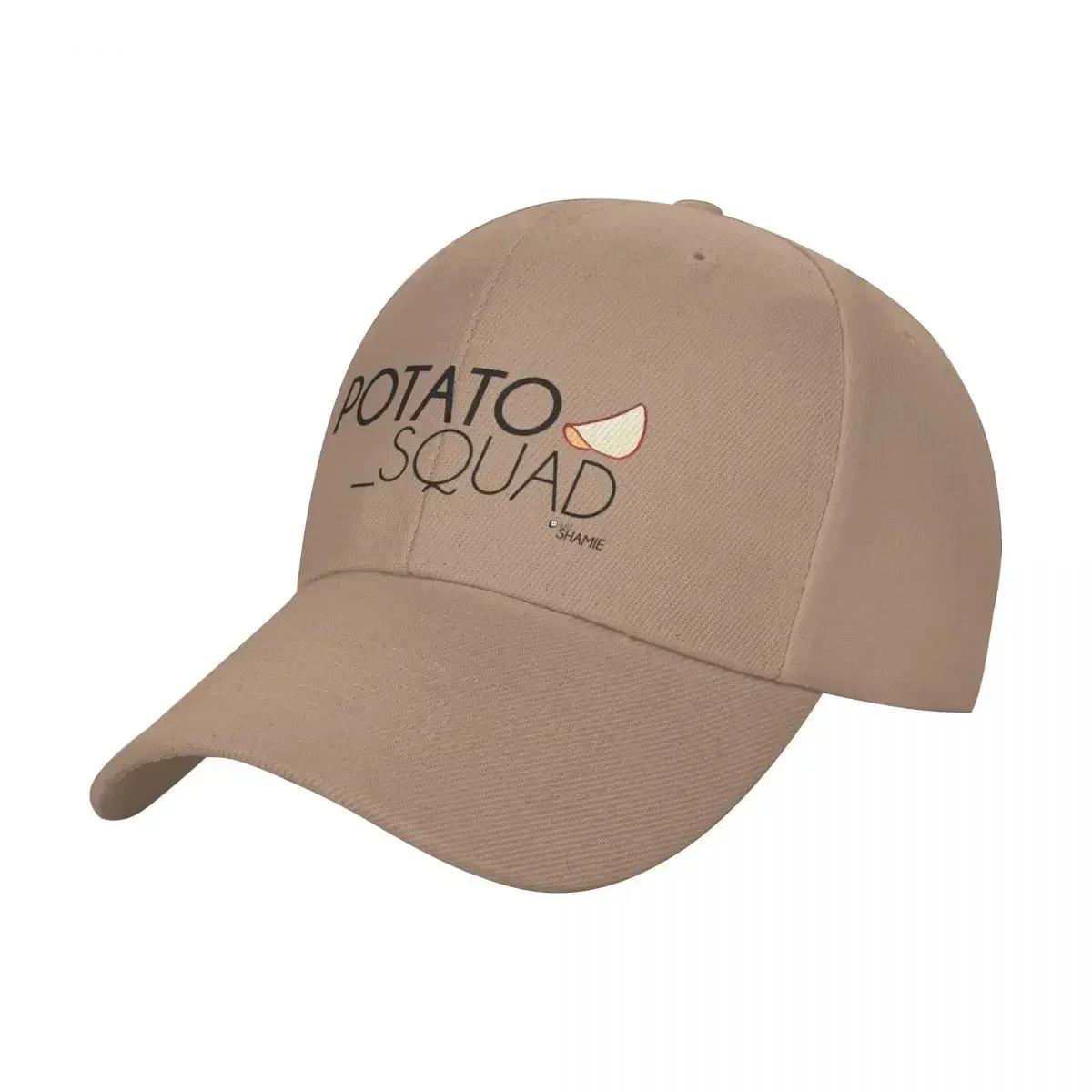 Potato Squad in black Baseball Cap golf hat genuine designer cap Men s Baseball Women s