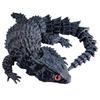 3D Printed Conjoined Lizard Statue Ornaments, Movable Cartoon, Creative Desk Plants, Rockery, Fish Tank Landscaping Decoration