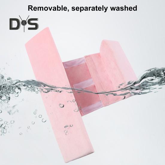 Babysidsovskilskudde med säkra remmar Justerbar Anti-rullnings 45-graders lutningsdesign Anti-kräkning Mjuk Memoryskum Babykilkudde