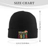 Born in 1986 vintage age 40 years old funny 40th birthday Rib Knit Cuffed Beanie For Unisex  Warm Knitted Skull Cap