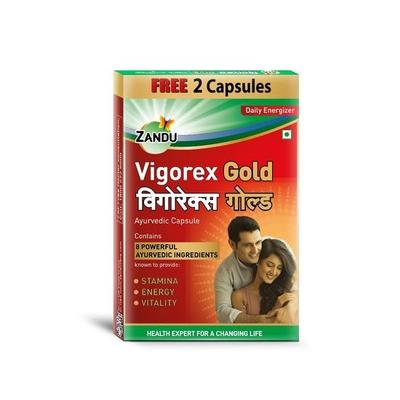Vigorex Gold Ayurvedic Daily Energizer -Pack of 12 Capsules