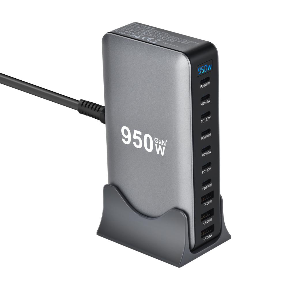 Hot 1000W/950W GaN Fast Charger USB-C PD3.1 Desktop Fast Charging Station Adapters for iPhone 17 Samsung MacBook Dropshipping