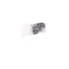 Shower Trim Kit Volume and Temperature Control Shower Lever Handle Matte Black Aluminum Easy Install