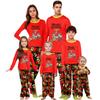 Parent-child Christmas Print Home Suit Long-sleeved Top And Pants