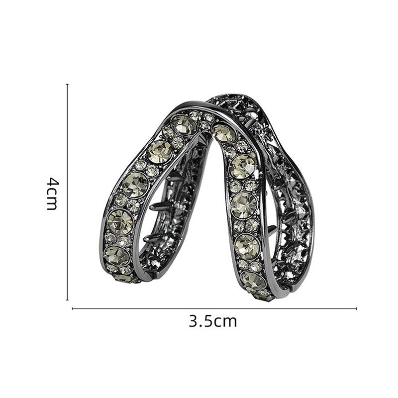 Mini-Haarspange für Frauen, klein, anti-hängend, Metall, hoher Pferdeschwanz, Haarkralle, Kopfschmuck, Haar-Accessoires