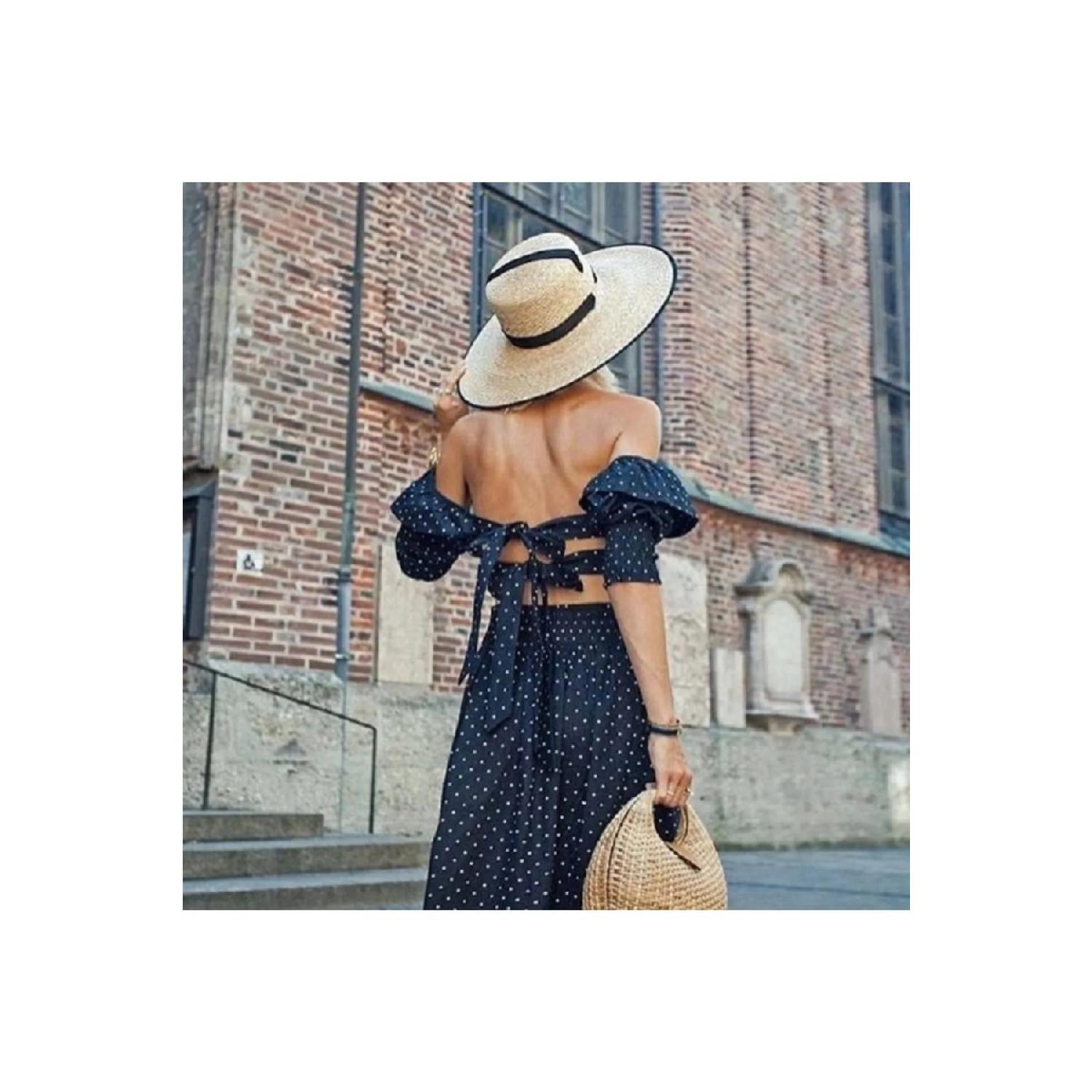 

Женская шляпа из органической соломенной ленты в стиле прованс