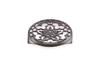 Round Trivet, 22cm, Cast Iron Enamel, Flint [Official Product In Japan]