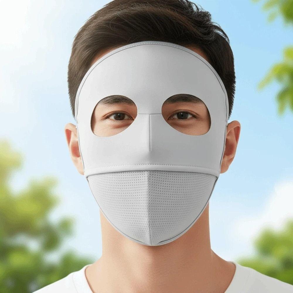 Traceless Sunscreen Mask Breathable Face Sun Protection Face-Framing UV Protection Mask  Outdoor