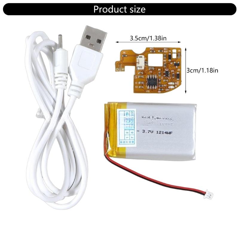 Portable High Capacity 3.7V Polymer Battery for Continuous Wireless Gameplay with Fast Charging Module & Long Cycle Life