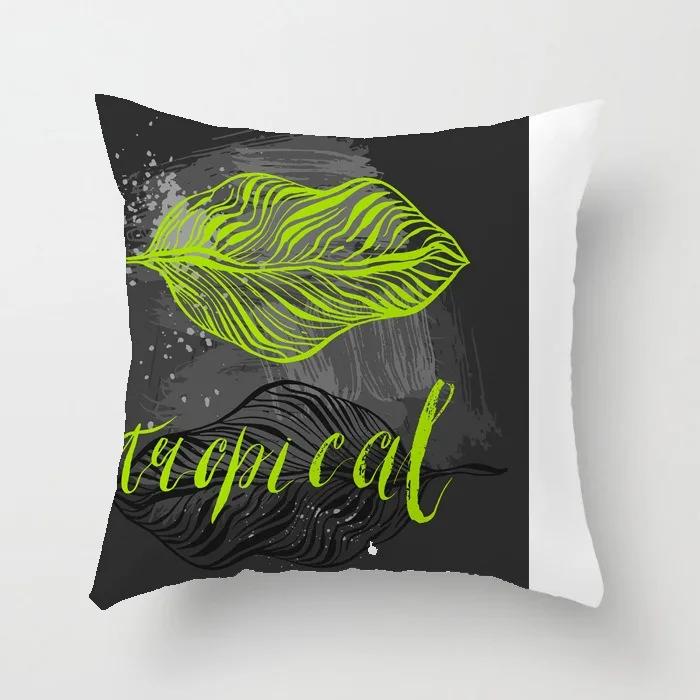 Fresh Summer Fruit Pineapple Watermelon Print Pillow Cover Office Chair Cushion Cover Fashionable Luxury Home Decoration