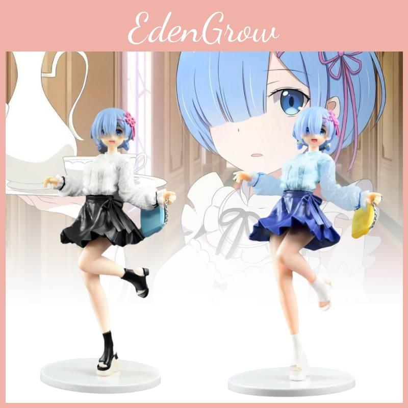 To From Zero Another World Rem Figurine Jk Skirt Anime Model Toys Statuary Gift