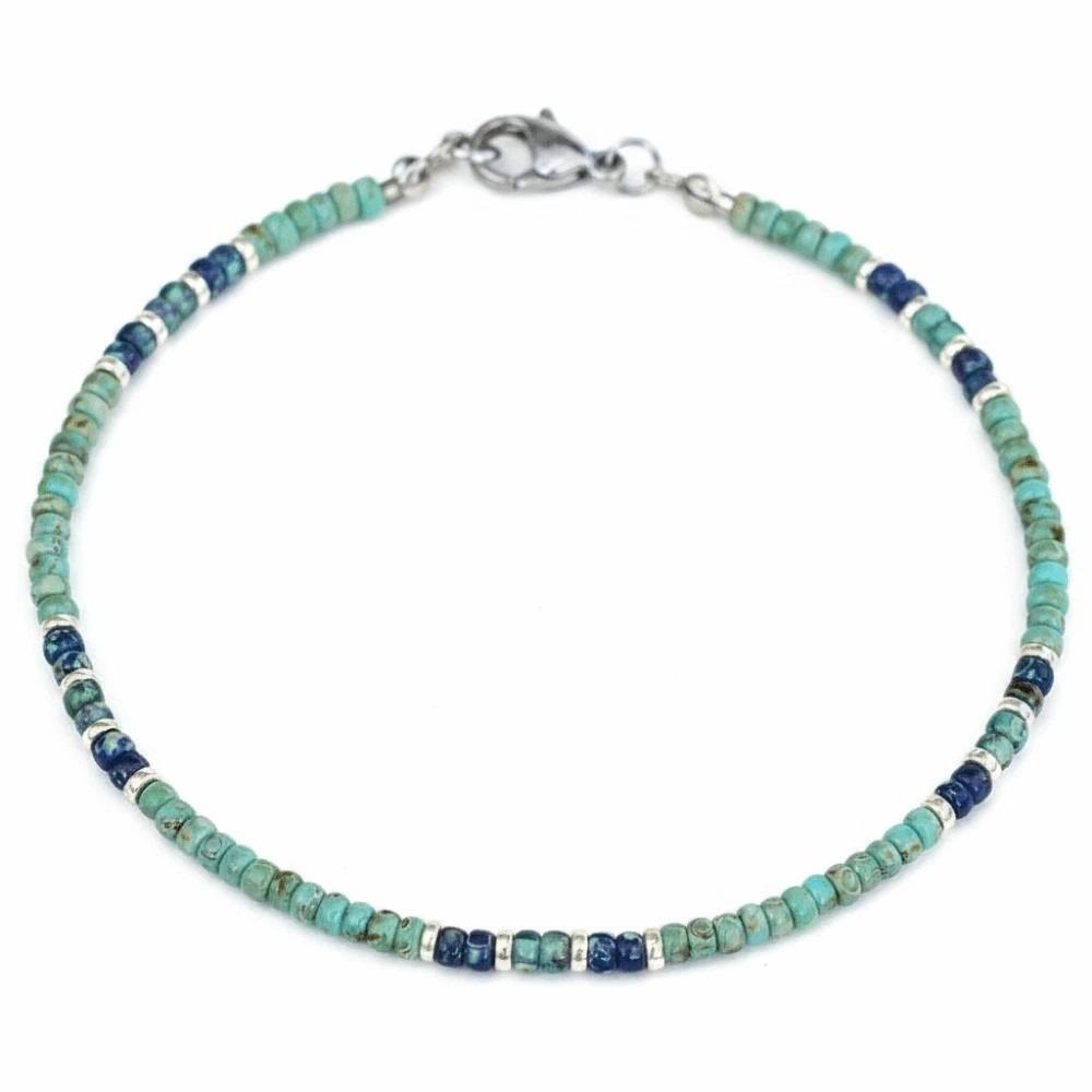 

Adjustable Boho Foot Jewelry Hypoallergenic Metal Beads Ankle Bracelet Outdoor Enthusiasts Style 3