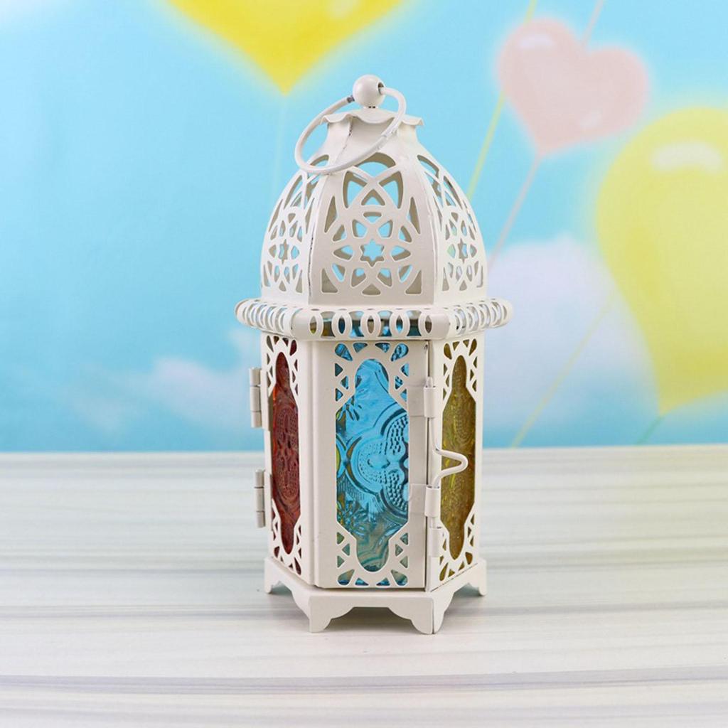 European Decorative Candle Holder Christmas Lanterns Moroccan Hanging Lanterns Wrought Iron Tabletop Lanterns Decor