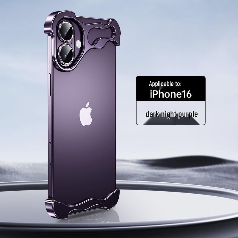 Kompatibel mit iPhone 17 Pro Max: Metall-Eckschutz in unregelmäßiger Form & randloser Linsenschutz für iPhone 14-13.