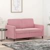 VidaXL 2-seater Sofa Pink 120 Cm Velvet 359435
