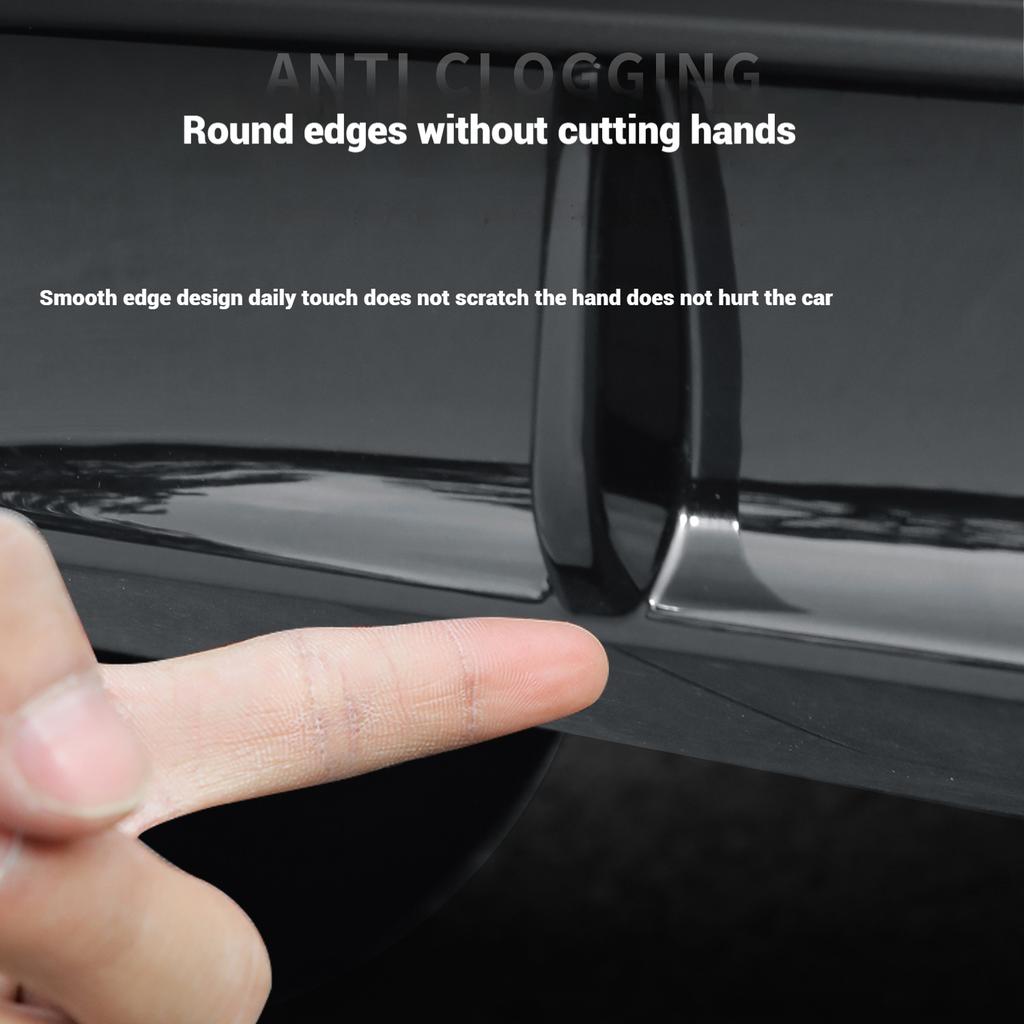 Carbon Fiber Pattern ABS Rear Car Spoiler Protector Guard For Tesla New Model Y Juniper Launch 2025 2026-UP Cover Accessories