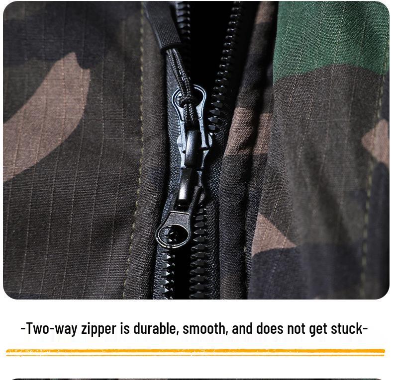 Men's Water-Repellent Fleece-Lined Ski Suit: Warm, Durable & Cold-Proof for Outdoor Adventures