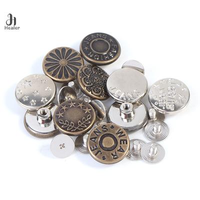 1pc Button Pins for Jeans Button Replacement for Pants Fashion DIY Button Pins