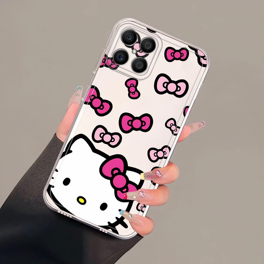 Cute Hello Kitty Case for Honor X8a X8b X9b X8 X7b X9a 90 Lite Soft Phone Cover