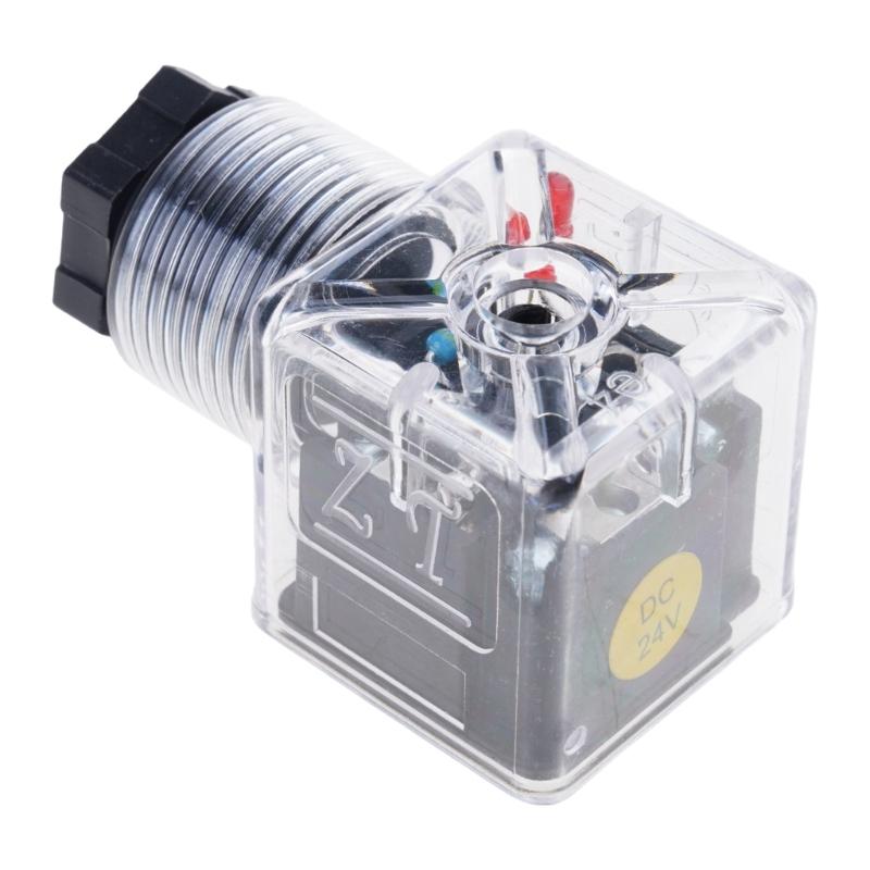 Professional Solenoid Coil Plug Effective Hydraulic Valved Plug Works With Multiple Valved Types Upgrading Accessories