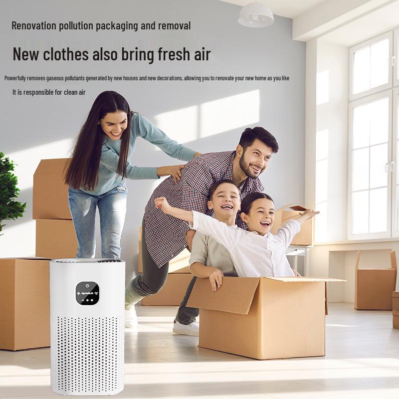 Negative Ion Air Purifier for Home and Office – Removes Formaldehyde, Smoke, Odors, and Dust