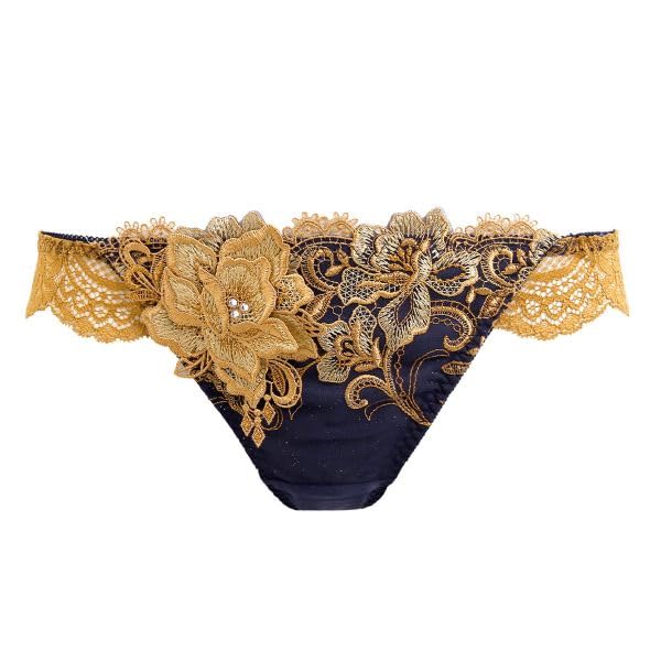 Himico 025 Series Back Lace Lingerie T-Back Panties, Thongs, Tanga, M/L, (RE-Red, M)