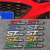 3D Metal STLine STTurbo Logo Emblem Decal Front Grill Fender Side Badge Sticker for  Kuga Fiesta Mondeo and Other Automobile Brands