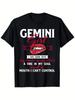 Gemini - Zodiac Sign Horoscope Lover Astrology T-Shirt, Suitable for All Men And