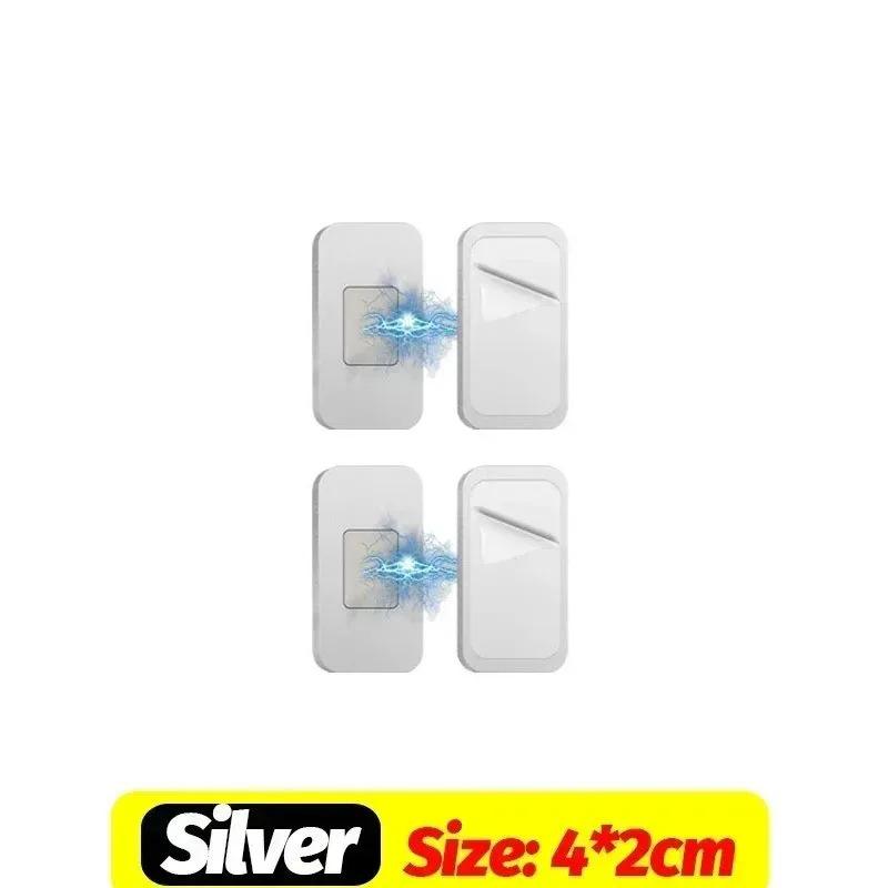 Magnetic Cabinet Catches Strong Magnet Sticker Punch-Free Self-Adhesive Latch Hidden Door Closer for Kitchen Cupboard Cabinet Drawer Furniture