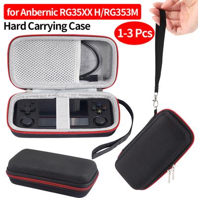 1/2/3 Pièces Étui Rigide de Transport pour Console de Jeu Portable Anbernic RG35XX H/RG353M Jeu Rétro Sac de Rangement de Voyage Étui à Coque Dure