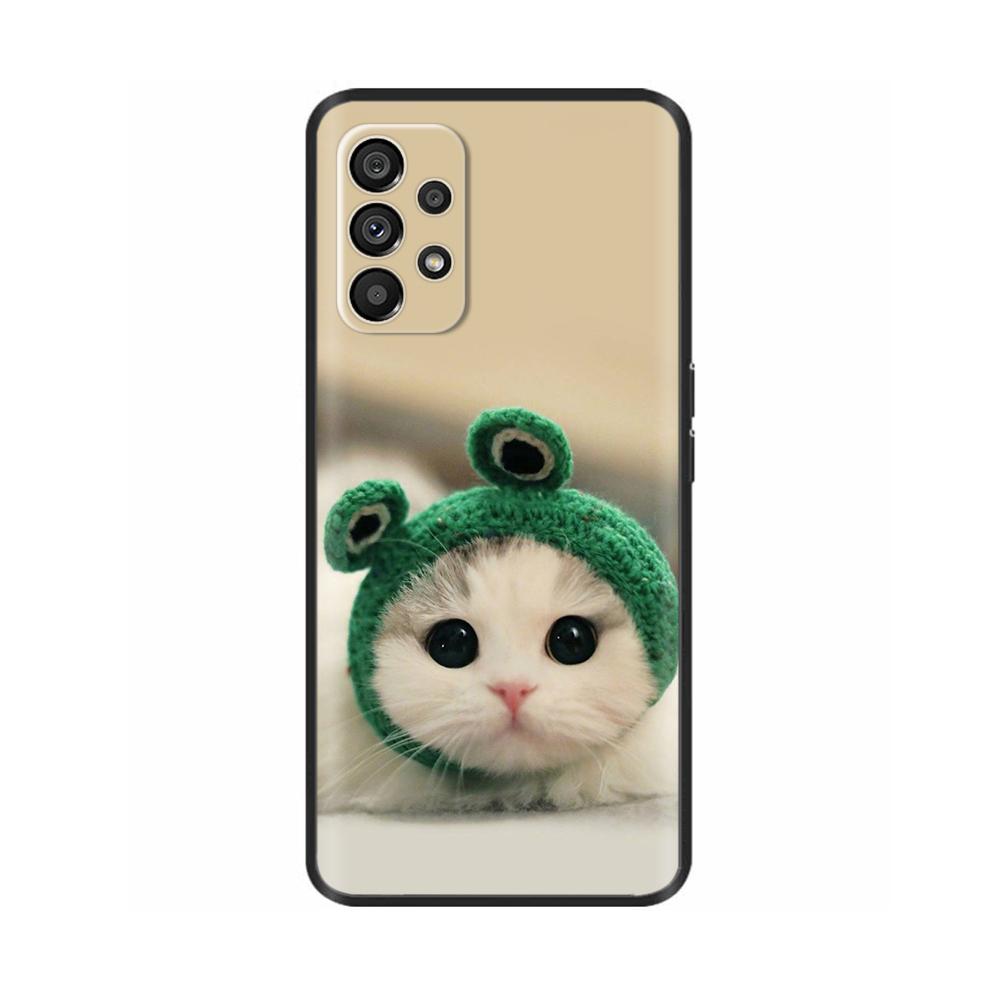 For Samsung A53 Case Cute Panda Flower TPU Soft Silicone Case For Samsung Galaxy A53 5G Cover A 53 SM-A536B Phone Cases Fundas
