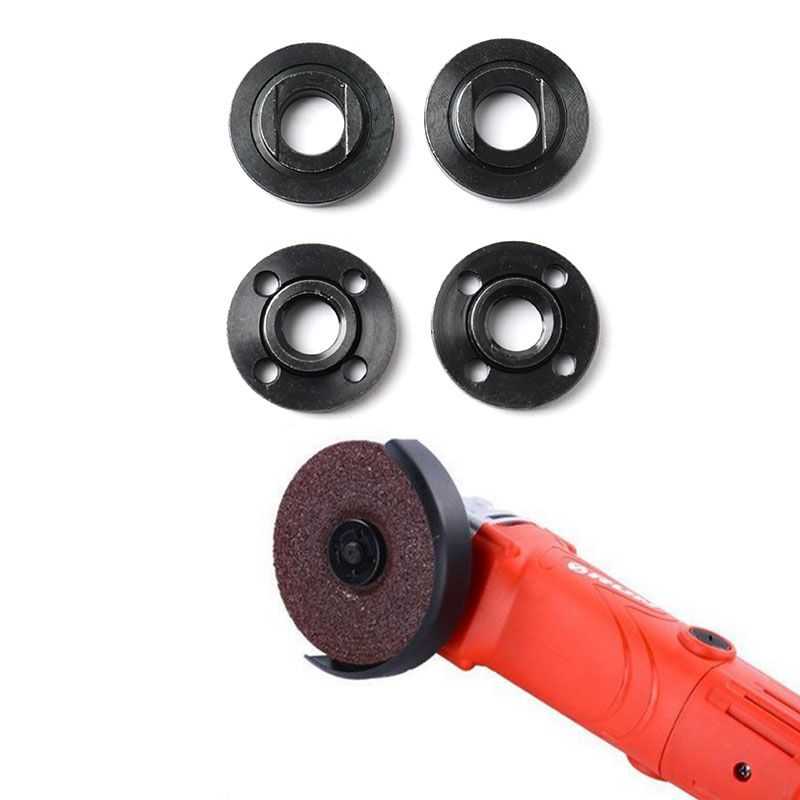 Buy 1 Pair Angle Grinder Flange Nut Inner Outer Round Metal Pressure