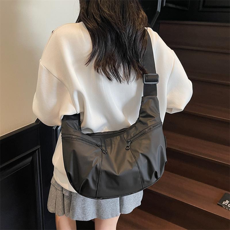 Fashion Casual Versatile Large Capacity Crossbody Bag Women's Sports Wind Waterproof Outdoor Cycling Tooling Bag Men's