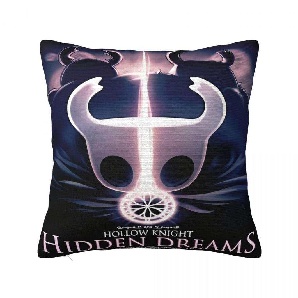 Hollow Knight Funny Games Printed Pillowcase Cushion Cover Pillow Covers Y2K Seat Decorations Square Multi-Size