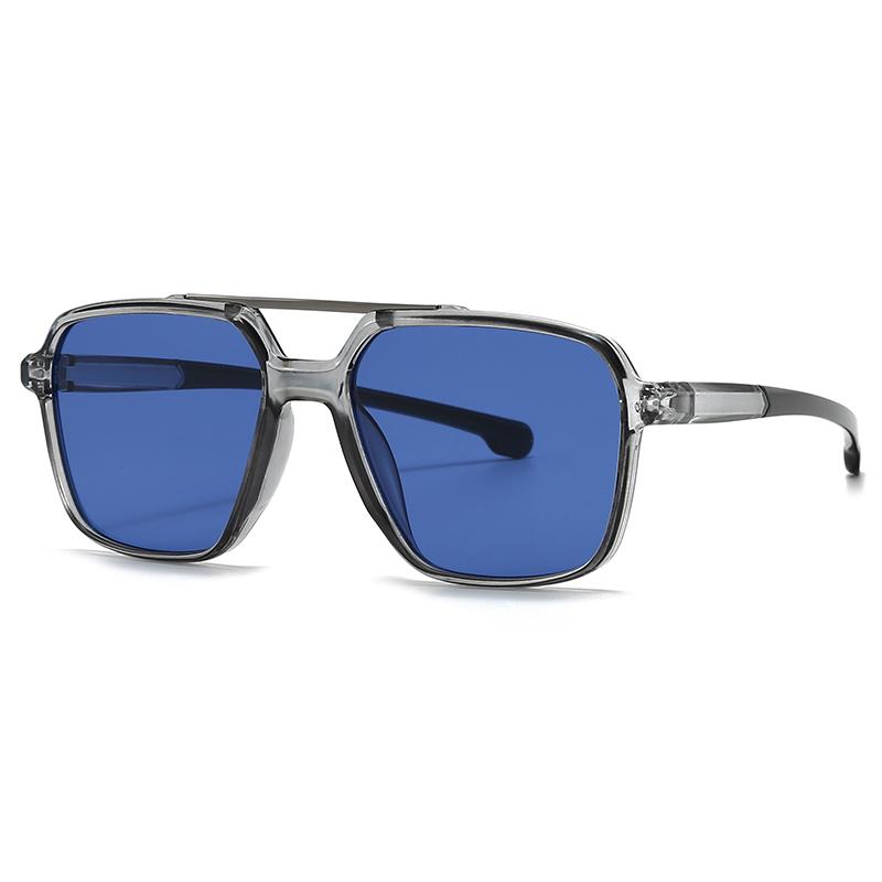 Foreign Trade Cross-Border Sunglasses for Men and Women European and American Urban Style Ins Glasses Model Square Modern Sunglasses Lh282