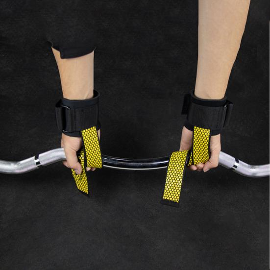 

2 шт. Легко носить утолщенные сотовые ремни для поддержки запястья Ремни для поддержки запястья для поднятия тяжестей Использование в тренажерном зале