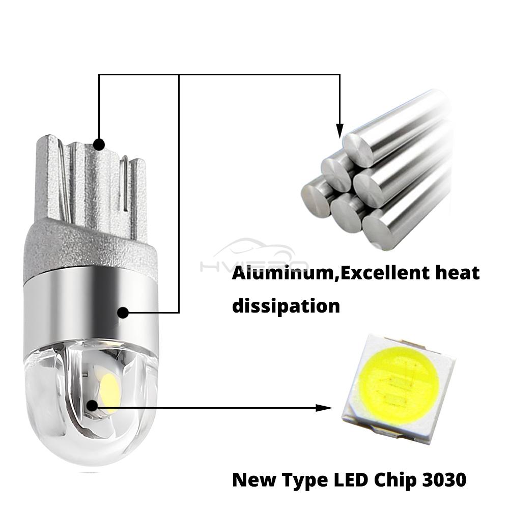 2/4/10/20pc T10 W5W 194 3030 Car Turn Signal Lamp LED Trunk Dome License Plate Bulb Super Bright Auto Clearance Brake Lights 12V