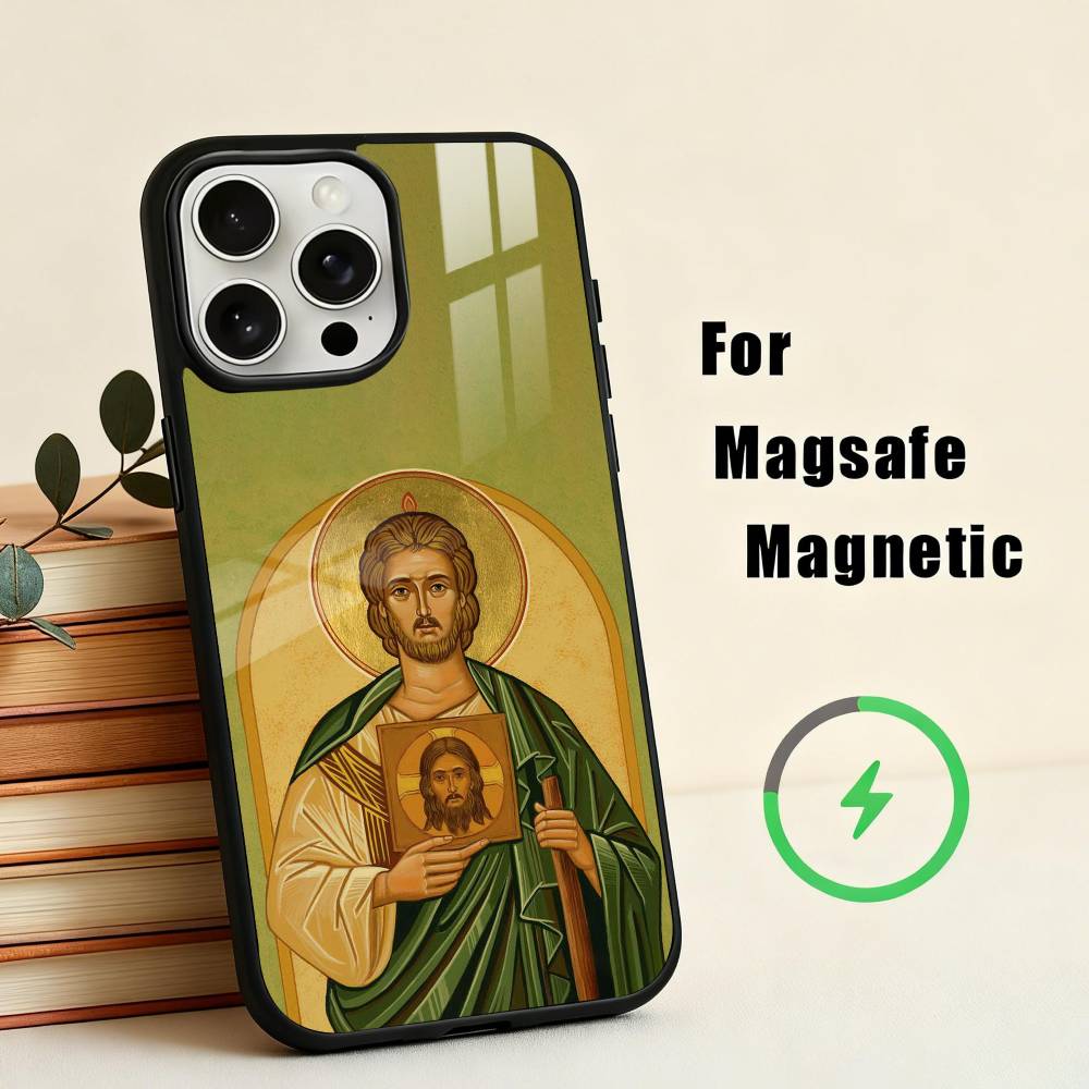 S-San-N J-Judas T-Tadeo-O ART Phone Case For iPhone 17,16,15,14,13,12,Plus,Pro,Max for Magsafe Magnetic Wireless Charging